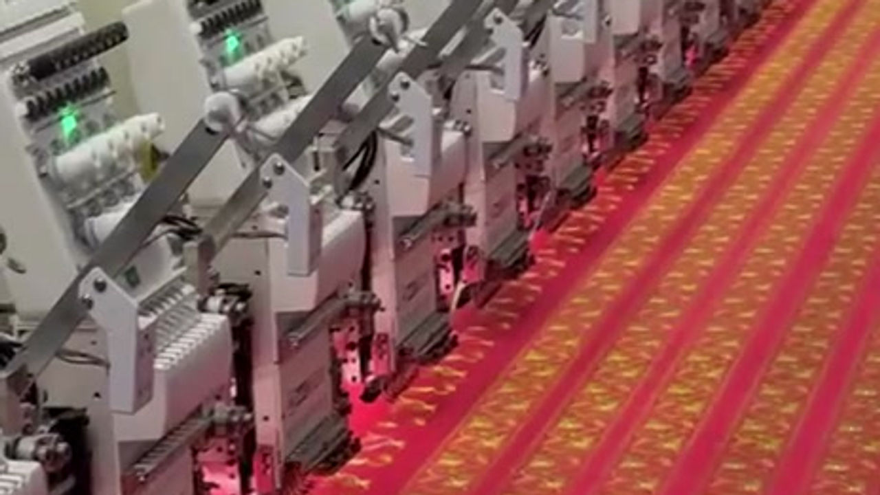 Embroidery Machines in Action
